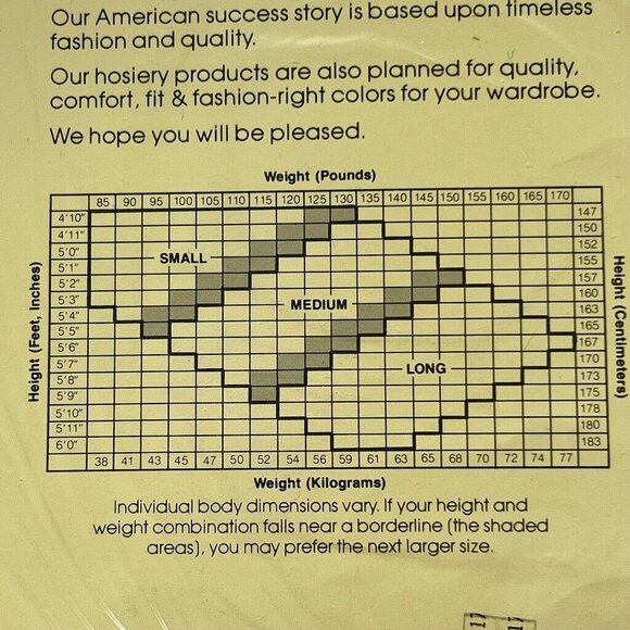 Evan-Picone Luxurious Fit Satin Light Control Panty Hose Pearl Long 45403765 - Picture 6 of 6